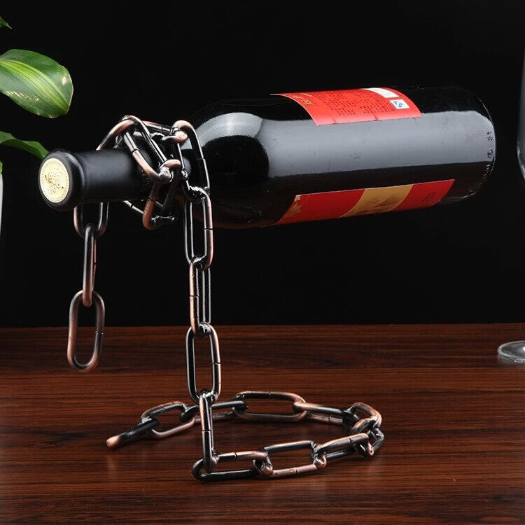 Floating Wine Holder Wine Rack Bracket Wine Bottle Holder Home Decoration Stand Shelf Table Decor Display Gift