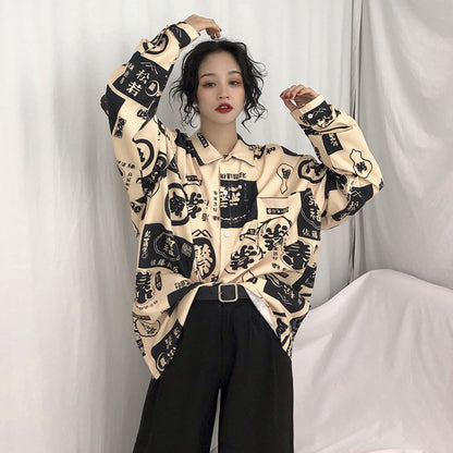 Streetwear Harajuku clothing ladies shirts