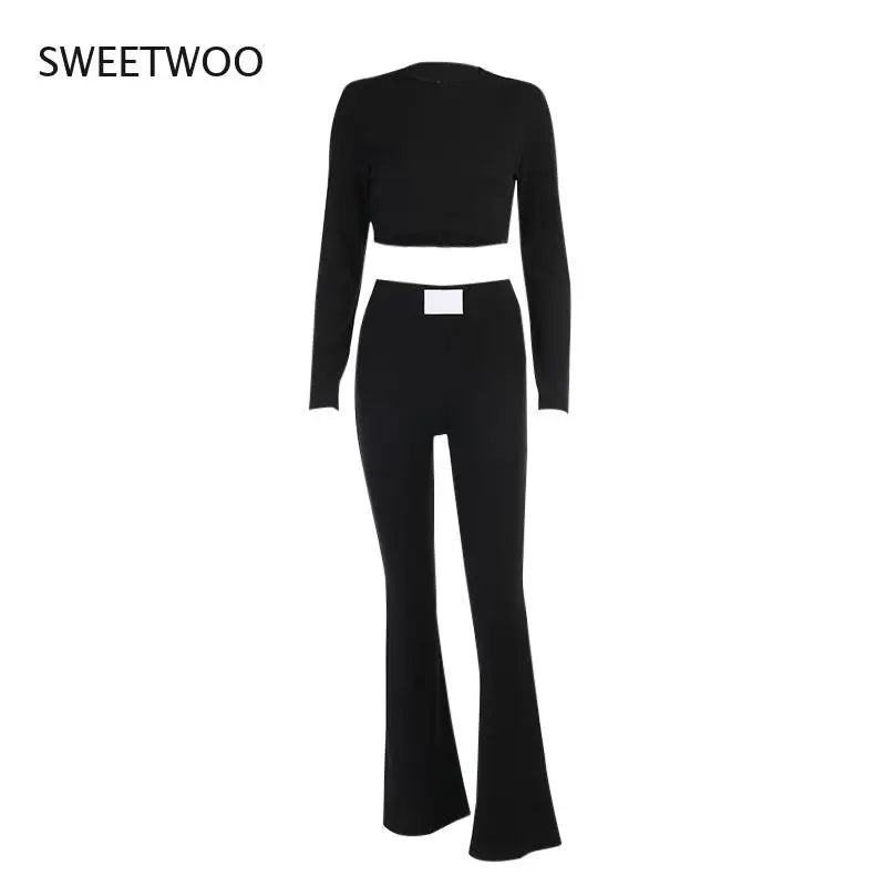 Casual sports long-sleeved trousers suit new women's track suit suit sportswear jogging clothing ladies 2-piece set