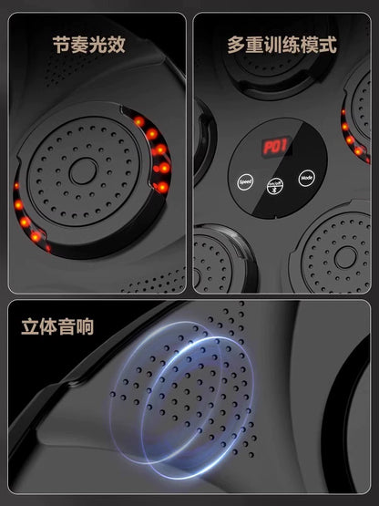 Intelligent Music Boxing Machine Sanda Reaction Training Wall Target Children Adult Home Use Fight Shield Target Digital Boxing Machine