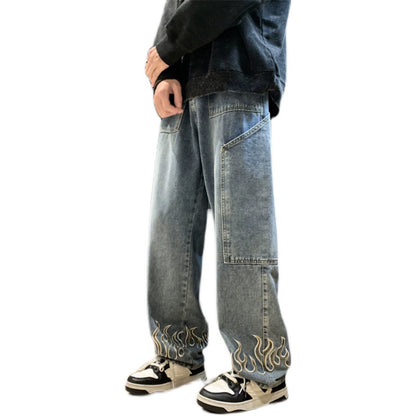 Trendy Spring & Fall Distressed Handsome Stylish Denim