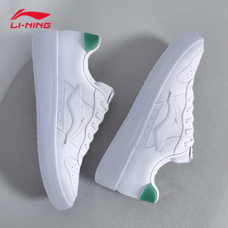 Li Ning Spring Men Thick Sole Low Ankle Sports Board Shoes