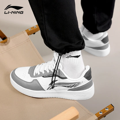 Li Ning Spring Men Thick Sole Low Ankle Sports Board Shoes