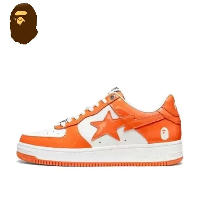 A BATHING APE Men and Women Vibe BapeGoose Sports Sneakers Unisex Air None-Slip Breathable Bapesta Low Outdoor Walking Shoes