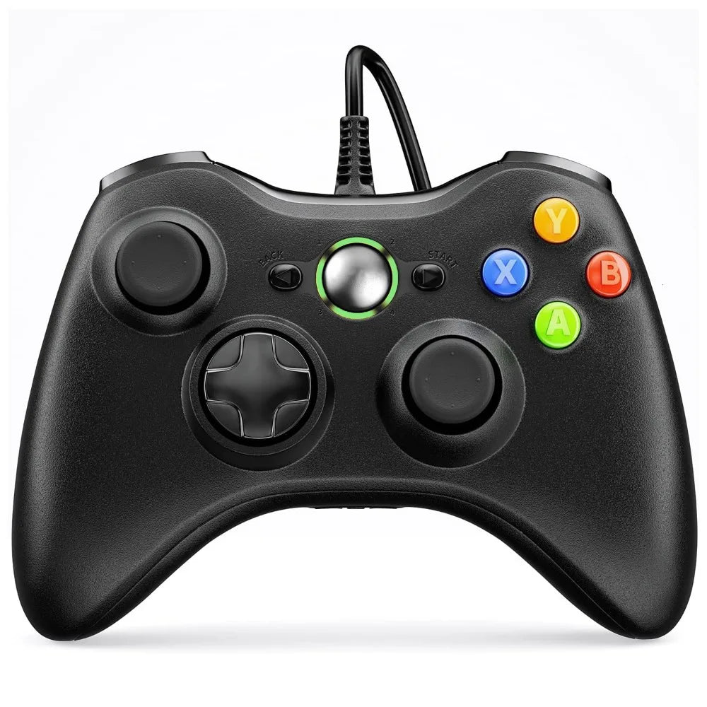 Xbox 360 Wired Controller USB Remote Gamepad PC Gaming Control Windows 7/8/10/11 Joystick Video Game Console Accessories Joypad