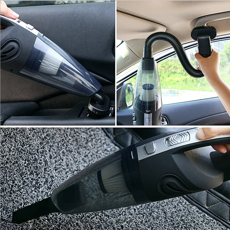 Wireless Car Vacuum Cleaner Handheld Car Vacuum Cleaner Home and Car Dual Purpose Wired Cleaner 3M Cigarette Lighter Power Cord