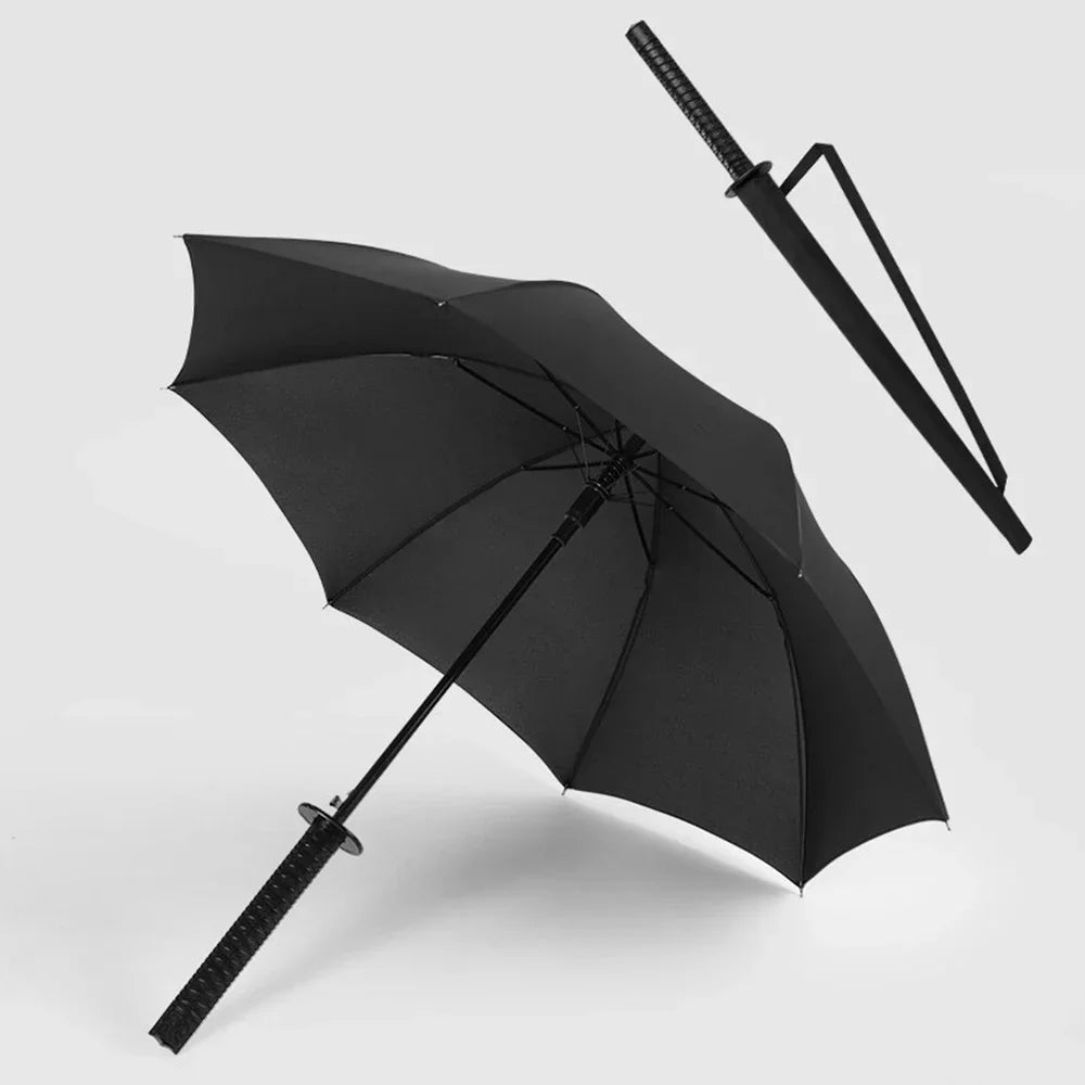 Simple Samurai Umbrella Japanese Umbrella Katana Chinese Household Straight Rod Umbrella Man Gift Windproof Designer Corporation