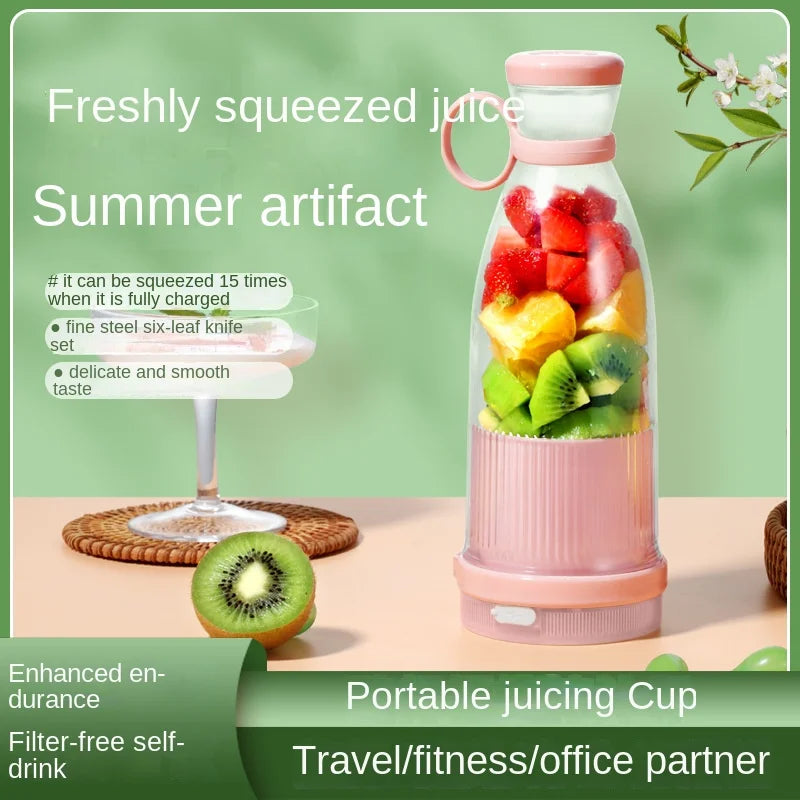 Electric Orange Juicer Bottle Portable Juicer Blender Wireless Fresh Juice Extractors Mixer Kitchen Fruit Squeezer Blender