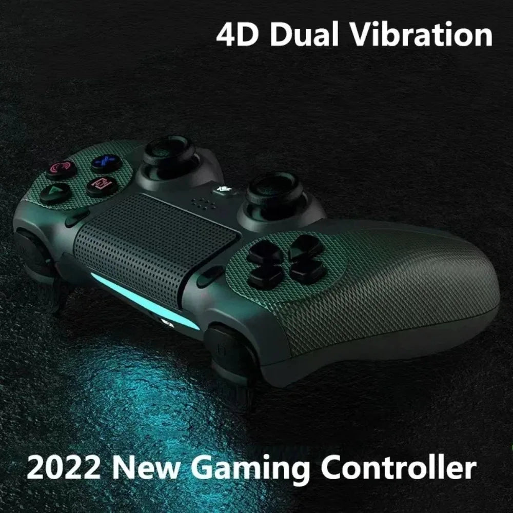 Mando Wireless Joystick Bluetooth Ps4 Controller Gamepad 6-Axis Game Mando Joypad for PS4/PS4 Slim/PC/Steam/iPad/Tablet/Andriod