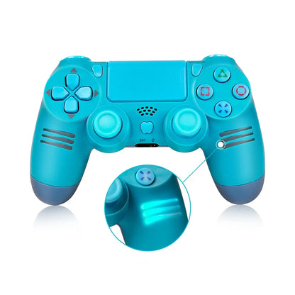 Meteor Light Wireless Controller for PS4 Console,PS4 Game Joystick with LED Light Dual Vibration