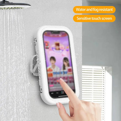 Creative Mobile Phone Box Waterproof Shower Phone Case 360-Degree Rotation Phone Storage Retractable Bathroom Phone Case