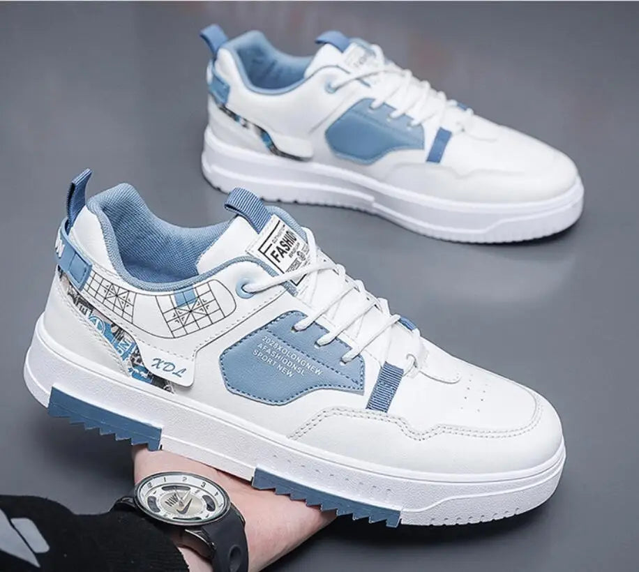 Fashion Men Casual Platform Sneakes LaceUp Trainers Student Sneakes Mens Vulcanized Shoes Tennis Sneakers Zapatillas Hombre