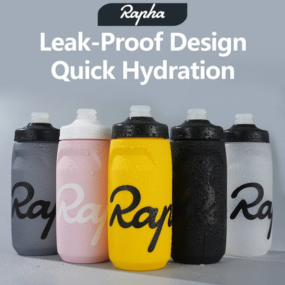 Rapha Cycling Water Bottle 620 750ml Leak-proof Squeezable Taste-free BPA-free Plastic Camping Hiking Sports Bicycle Kettle