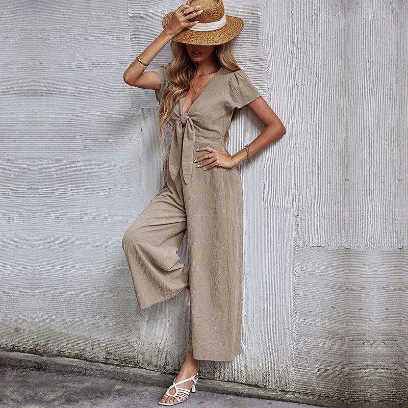 JFUNCY Summer Women's Jumpsuits Female Jumpsuit Elegant Outfits Women Combinations Clothes Woman Jump Suit Lady Rompers