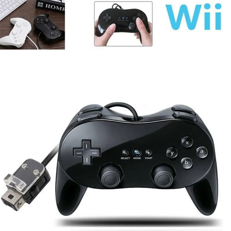 Classic Game Controller Pad Console Joypad For Nintendo Wii Second Generation Classic Wired Game Controller Gaming Remote Pad