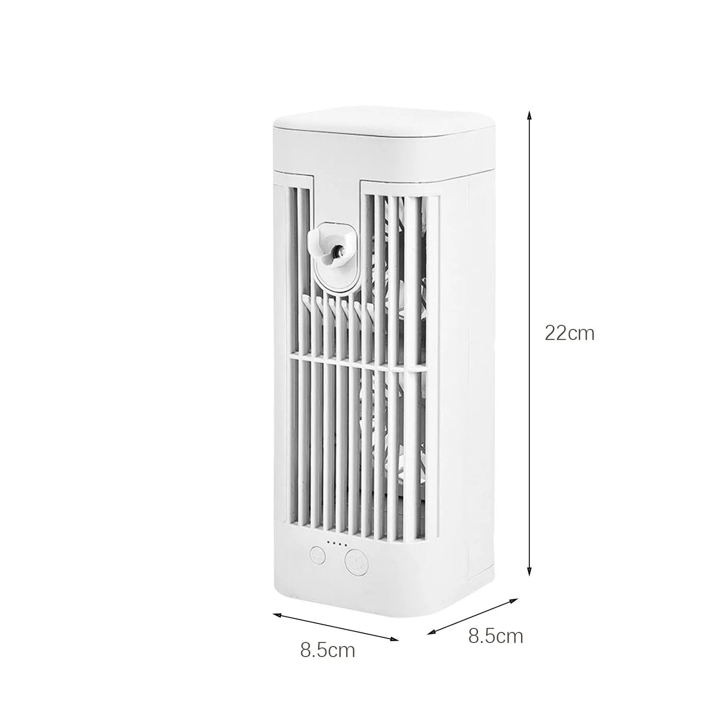 Portable Air Conditioner Ultrasonic Humidifier USB Rechargeable Cooling Fan Air Cooler for Picnic Fishing Garden Outdoor Bedroom