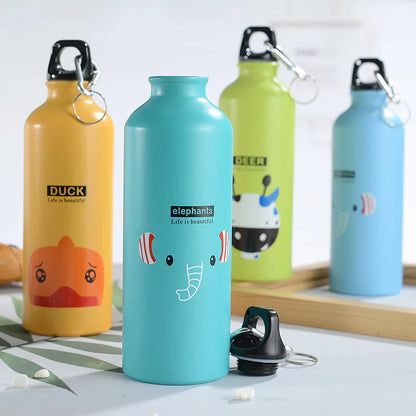 Camping Alloy Water Bottle 500ml Outdoor Portable Cycling Water Bottle