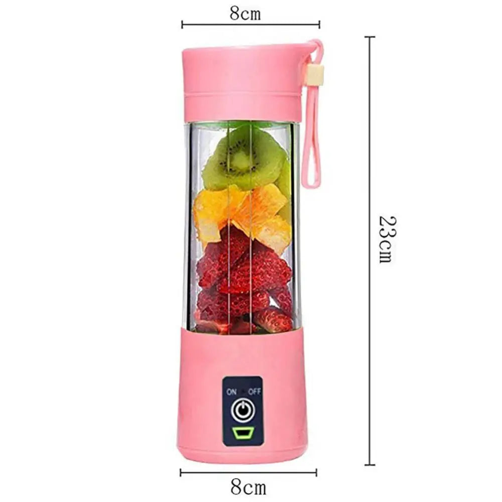 Fruit Juicier Cup Squeezer Mixer Machine Mini Portable USB Chargeable Household