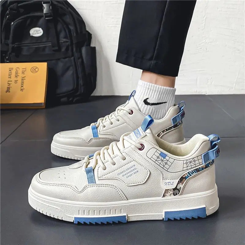 Fashion Men Casual Platform Sneakes LaceUp Trainers Student Sneakes Mens Vulcanized Shoes Tennis Sneakers Zapatillas Hombre