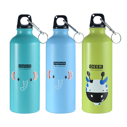 Camping Alloy Water Bottle 500ml Outdoor Portable Cycling Water Bottle