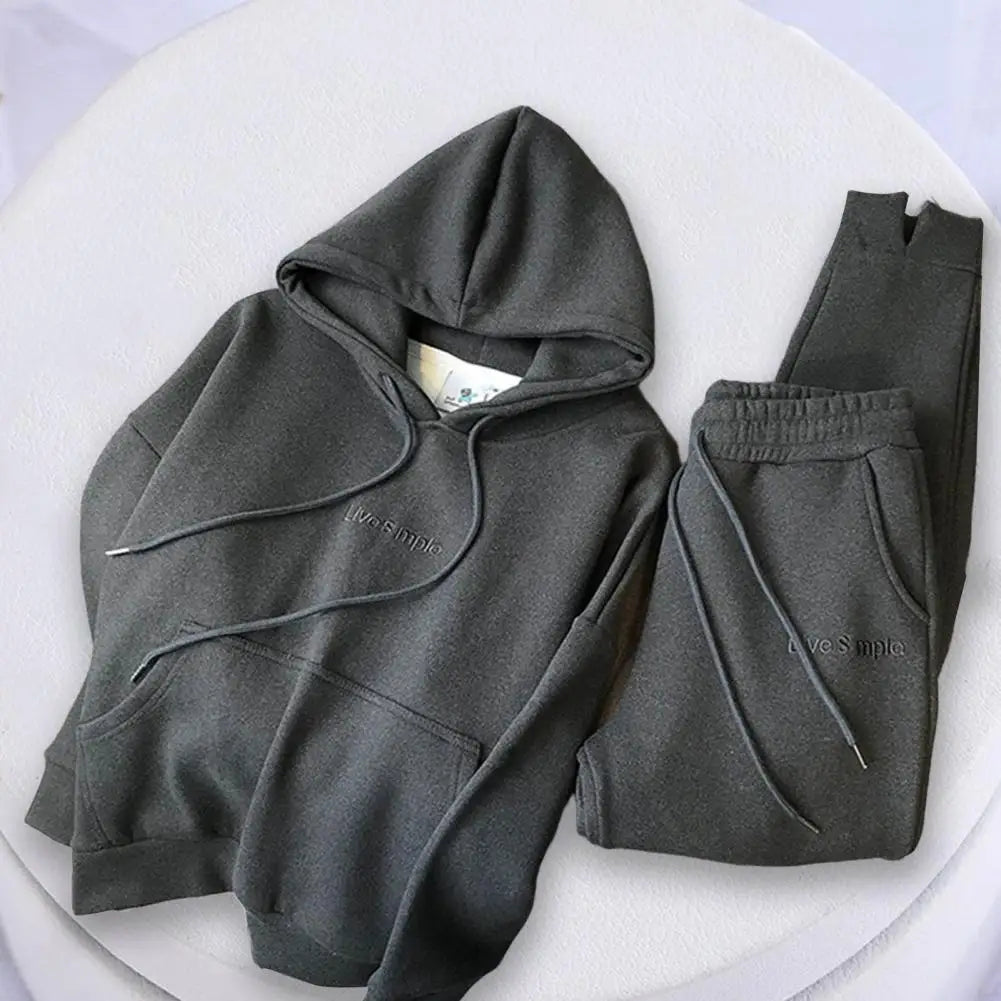 Hoodies + Sweatpants Men's Clothing Two Piece Set Sweater Male Women's Track Suit Spring Female Brand Jogging Sportswear