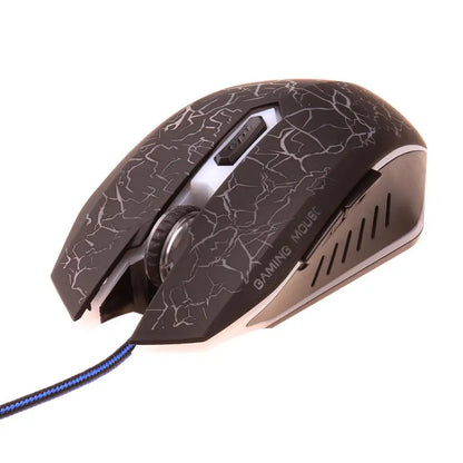 Colorful LED Computer Gaming Mouse Professional Ultra-precise For Dota 2 LOL Gamer Mouse Ergonomic 2400 DPI USB Wired Mouse