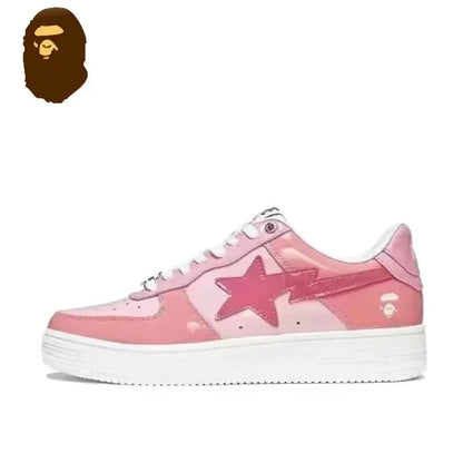 A BATHING APE Men and Women Vibe BapeGoose Sports Sneakers Unisex Air None-Slip Breathable Bapesta Low Outdoor Walking Shoes